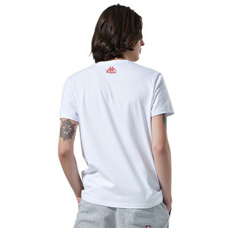 Kappa卡帕 男款运动短袖休闲T恤夏季半袖 |K0912TD04 漂白-001 L
