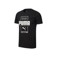 PUMA 彪马 BOX 男子运动T恤 586586-01 黑色 L
