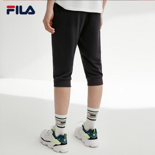 FILA（斐乐）官方男子七分裤2020夏季新款透气休闲裤潮流运动裤男 传奇蓝-NV 180/88A/XL