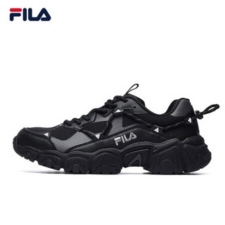 FILA 斐乐官方 猫爪鞋 老爹鞋男 2020秋季新款休闲复古运动鞋男鞋 黑-BK 41