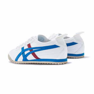 Onitsuka Tiger鬼塚虎童鞋休闲鞋经典小白鞋中童男女鞋 MEXICO 66 PS 白色/正蓝色 34.5