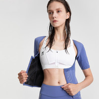 HOTSUIT后秀 发汗系列 暴汗服女 2020夏季新款塑形收腹短袖背心石墨烯腰封运动健身服女 专业石墨烯(轻晨) M