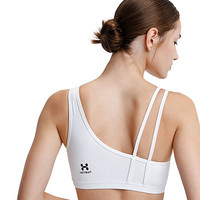 HOTSUIT后秀 塑形系列 运动内衣女 2020夏季新款双肩带防震聚拢舞蹈瑜伽运动文胸bra 银白色 L