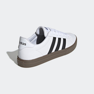 阿迪达斯官网 adidas neo DAILY 2.0 男鞋休闲运动鞋F34469 白/一号黑/树脂黄5 43(265mm)