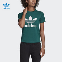 adidas ORIGINALS 阿迪达斯官网adidas 三叶草TREFOIL TEE女装经典运动短袖T恤ED7496 如图 34