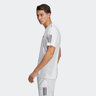 adidas 阿迪达斯 CLUB 3STR TEE 男子运动T恤 DP2875 白/黑 XS