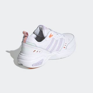 阿迪达斯官网 adidas STRUTTER 女子跑步运动鞋EG8367 亮白/浅紫/浅琥珀 38.5(235mm)