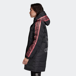 阿迪达斯官网 adidas 三叶草女装冬季羽绒服FL0044 黑色 36(参考身高:166~170CM)