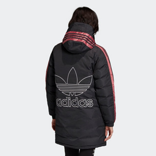 阿迪达斯官网 adidas 三叶草女装冬季羽绒服FL0044 黑色 36(参考身高:166~170CM)