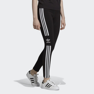 阿迪达斯官网adidas 三叶草TREFOIL TIGHT女装经典运动裤绑腿裤DV2636 如图 36