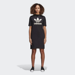 阿迪达斯官网adidas 三叶草TEE DRESS女装经典运动服裙子DH4663 如图 32