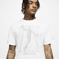 NBA-Nike 湖人队 詹姆斯 MVP系列男子运动短袖T恤 CT3998-100 图片色 2XL