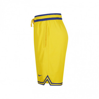 NBA-Nike 勇士队 男篮球运动透气速干短裤 AV6461-728 图片色 M