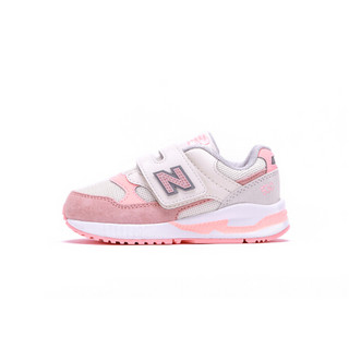 New Balance NB童鞋 530系列 男女童鞋中童复古儿童运动鞋 KV530SBP/粉色 35码/21cm