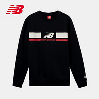 New Balance NB官方男款圆领针织套头卫衣AMT93663潮流卫衣 BK AMT93663 2XL