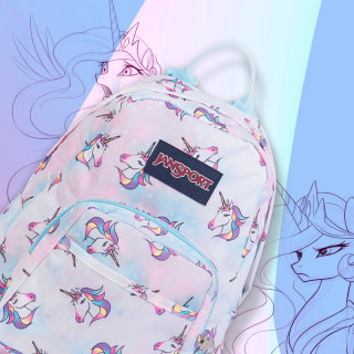 商品jansport旗舰店杰斯伯迷你双肩包女包包2020新款潮独角兽女包tdh6