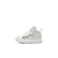 Jordan 官方JORDAN 1 MID ALT (TD) 婴童运动童鞋AR6352 22码 066黑/贵族红/白色