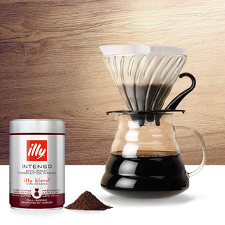 illy 意利 意大利 深度烘培 咖啡粉 250g*2罐