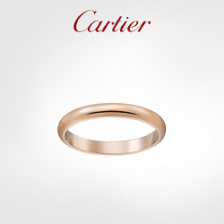 Cartier 卡地亚 1895系列戒指 玫瑰金黄金  窄版结婚对戒 单枚