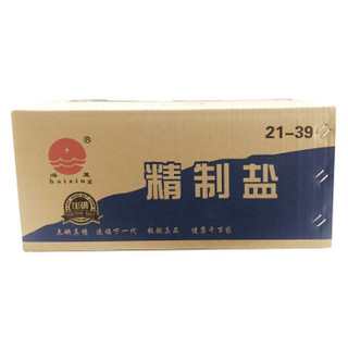 海星 精制盐 食用细盐 400g*50 整箱装