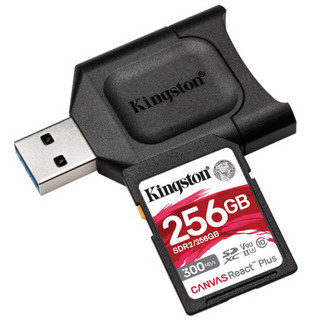 Kingston 金士顿 SDR2系列 SD存储卡 256GB（UHS-II、V90、U3)