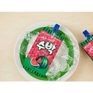 乐天 Lotte 西瓜吸吸冰135g*3袋 清爽冰沙 原装进口 冰淇淋
