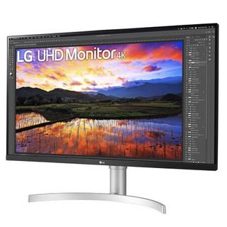 LG 乐金 32UN650-W 31.5英寸 IPS FreeSync 显示器（3840×2160、60Hz、95%DCI-P3、HDR10）