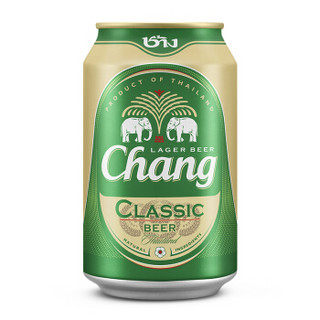 泰象（chang beer）啤酒 大象牌啤酒整箱 330ml*24罐装