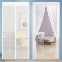 空调帘卧室家用隔热挡风防走冷气磁性塑料半透明胶门帘防油烟隔断