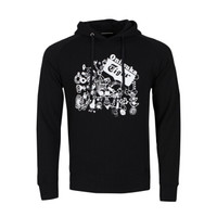 Onitsuka Tiger鬼塚虎男女运动休闲卫衣 2183A043-020 黑色 L