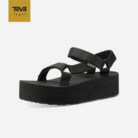 Teva/太哇女凉鞋经典厚底Flatform时尚百搭舒适松糕平底 黑色 40