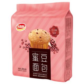 达利园蜜豆面包280g袋装 代餐早餐营养办公室休闲零食