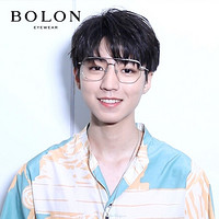 BOLON暴龙眼镜2020光学镜近视眼镜架王俊凯同款眼镜框BJ7150 B90-银色