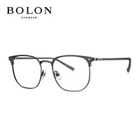 BOLON暴龙眼镜2020年光学镜镜架王俊凯同款眼镜框BJ7130 B10-深枪/哑黑