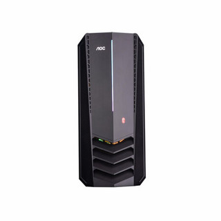 AOC 冠捷 的卢 916 九代酷睿版 家用台式机 黑色 (酷睿i3-9100F、GTX 1650 4G、8GB、256GB SSD、风冷)