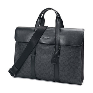 COACH 蔻驰 男士手提斜挎包 39775 QBCHR 黑色 中号