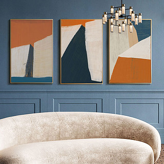 寓义 柯布西耶现代客厅抽象装饰画