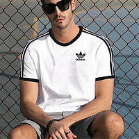 adidas 阿迪达斯 三叶草运动服男装短袖上衣休闲运动短袖T恤