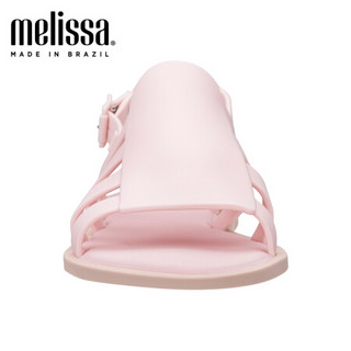 melissa 梅丽莎2020春夏新品条带拼接搭扣时尚独特女士凉鞋31753 粉色/米色 7 240mm