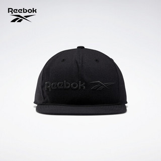 Reebok锐步 运动经典CL Vector Flat Cap男女有檐帽帽子 GD1049_黑色 M-58