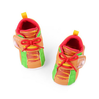 Moonstar月星 新款 宝宝健康学步鞋男宝女宝健康舒适婴儿鞋 米色 内长12.5cm