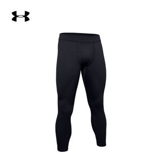 安德玛官方UA Base 4.0男子运动紧身裤Under Armour1343245 黑色001 L