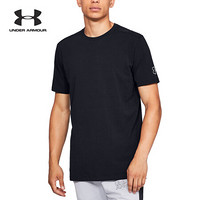 安德玛官方UA Baseline男子运动T恤Under Armour1326711 黑色001 S