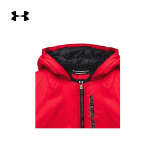 安德玛官方UA 男小童运动连帽飞行员夹克Under Armour1346669 红色600 4