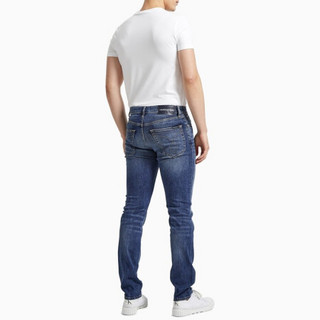 CK JEANS 2020春夏款男装 时尚中腰直筒牛仔裤CKJ025J314793 1A4-蓝色 33/32