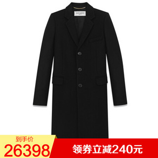 YSL圣罗兰女士时尚切斯特菲尔德直领大衣外套517798Y177W1000 40