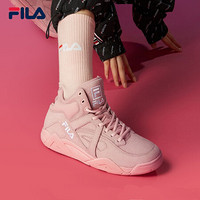 FILA 斐乐男鞋 CAGE 篮球鞋高帮情侣同款 新款多彩运动鞋休闲鞋女鞋 银粉-SP-女-F12W031229F 35.5