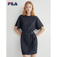 FILA 斐乐官方女子连衣裙2020夏季新款时尚高端简约运动裙女裙 传奇蓝-NV 170/88A/L