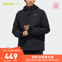 阿迪达斯官网adidas neo 男装冬季运动棉服FU1031 黑色 A/M(175/96A)