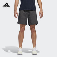 阿迪达斯官方 adidas OWN THE RUN SHO 男子跑步短裤DT4817 淡灰/黑色 A2XL5(185/96A)